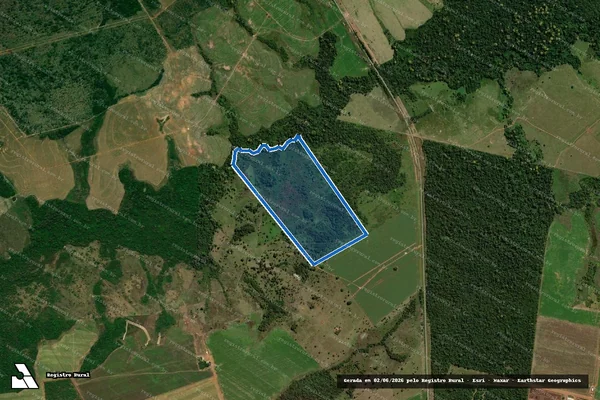 Imagem de satélite de ESTANCIA DOURADO - REMANESCENTE em Pontes e Lacerda - MT