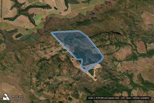 Imagem de satélite de FAZENDA JABUTI - Parte 1 em Torixoréu - MT