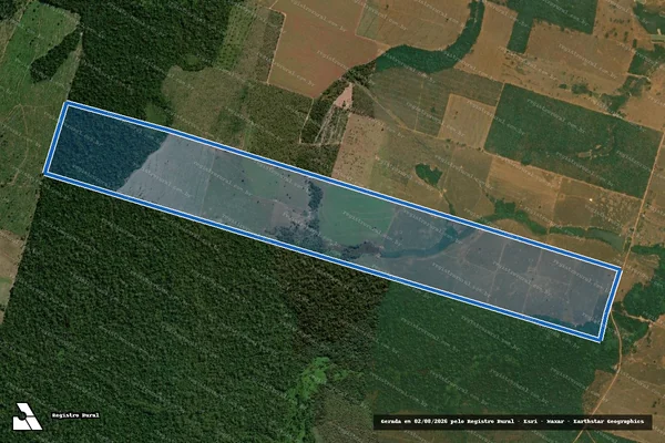 Imagem de satélite de FAZENDA TUPINAMBÁ em Alta Floresta - MT