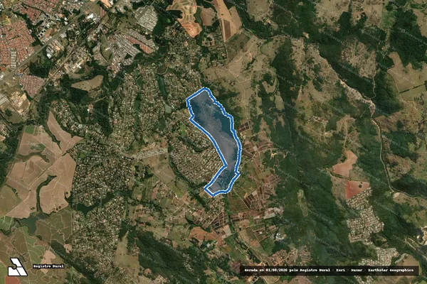 Imagem de satélite de Fazenda Santa Cândida - Parcela 1 em Indaiatuba - SP