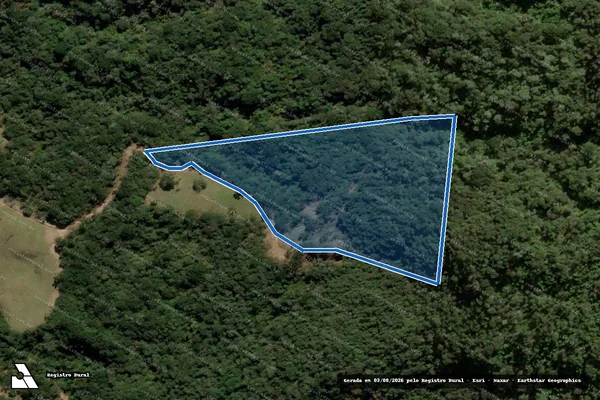 Imagem de satélite de RESERVA SANTA - PARCELA 20 em Urubici - SC