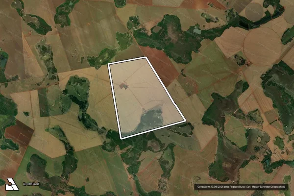 Imagem de satélite de Fazenda Santa Fé - PARTE 3 em Acreúna - GO