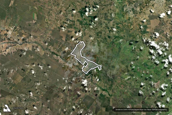 Imagem de satélite de FAZENDA NOSSA SENHORA DO BOM SUCESSO II - Parte 1 em Sátiro Dias - BA