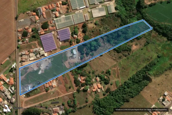 Imagem de satélite de SITIO CAVEIRAS - GLEBA B em Engenheiro Coelho - SP