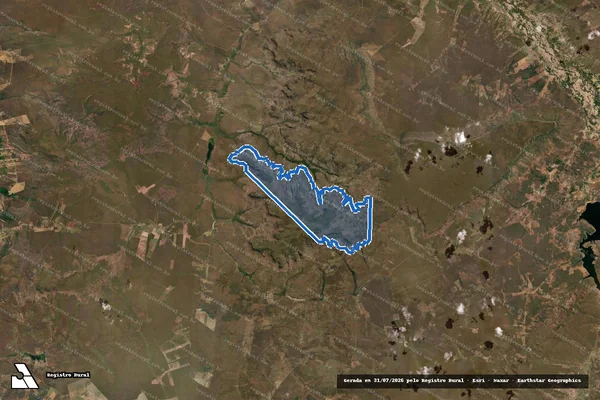 Imagem de satélite de FAZENDA VERTENTE - Parte 1 em Parnaguá - PI
