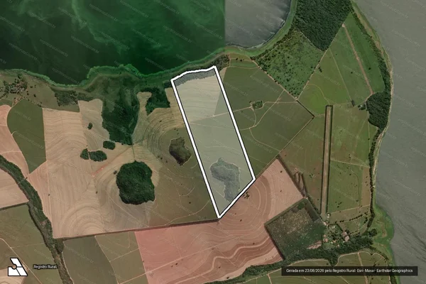 Imagem de satélite de Fazenda Santa Heloísa do Serrito - Matrícula 5823 em São Manuel - SP