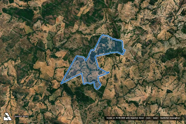 Imagem de satélite de FAZENDA DE CIMA CAMPO LIMPO CAPIM PUBA SÃO LOURENÇO em Faina - GO