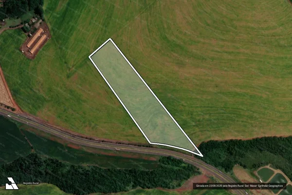 Imagem de satélite de LOTE RURAL N°11-C, DO 5° PERÍMETRO "B", DO IMÓVEL SÃO FRANCISCO OU LOPEÍ - LOTE 11-PARTE-1 em Cascavel - PR