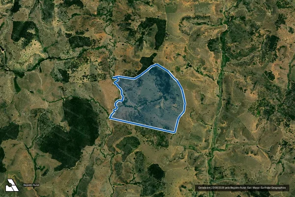 Imagem de satélite de Fazenda Muritiba - Gleba C em Ataléia - MG