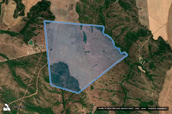 Imagem de satélite de Fazenda União 4-Parte do Lote 159-Gleba 01-Lot. Pium Rio do Coco 3ª Etapa - Gleba 01 em Pium - TO