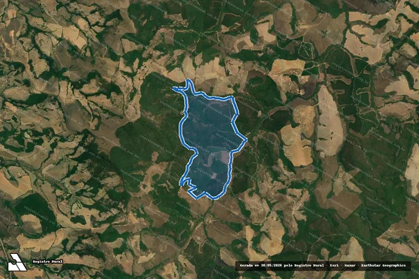 Imagem de satélite de Fazenda Boa Vista - Parcela 2 em Andrelândia - MG