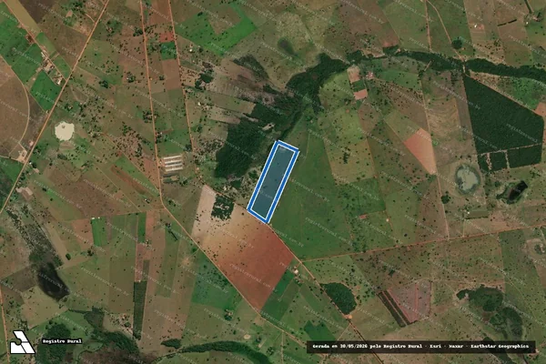 Imagem de satélite de FAZENDA AYRES DA CUNHA II - Parte 1 em Aparecida do Taboado - MS