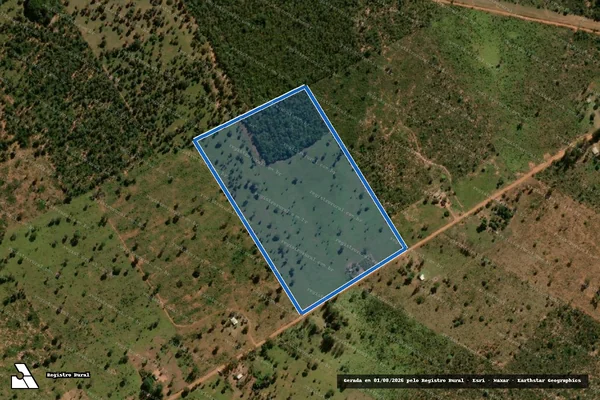 Imagem de satélite de Projeto de Assentamento Avaré - Lote 390 em Santa Rita do Pardo - MS