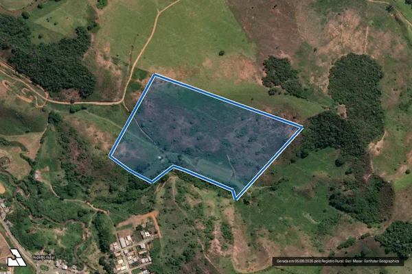 Imagem de satélite de FAZENDA SÃO SEBASTIÃO - PARCELA 03 em Mar de Espanha - MG