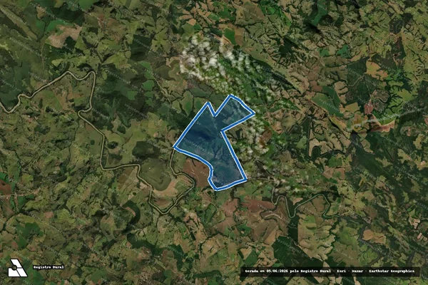 Imagem de satélite de FAZENDA SÃO JOSÉ - LOTE 28, 27-PARTE e 29, NÚCLEO BARRA DO RIO PEREIRA - LOTE 28, 27-PARTE e 29 - 2 em Faxinal - PR