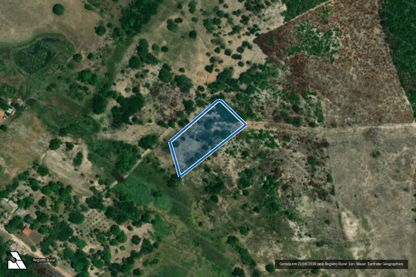 Imagem de satélite de FAZENDA REUNIDAS LAMARÃO QDR 138 LOTE 01 - Parcela 1 em São Sebastião do Passé - BA