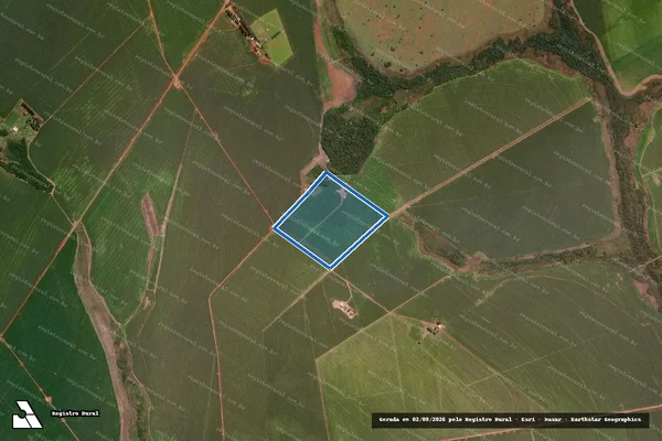 Imagem de satélite de FAZENDA ESMERALDA ? QUINHÃO 01 - Parte 2 em Dourados - MS