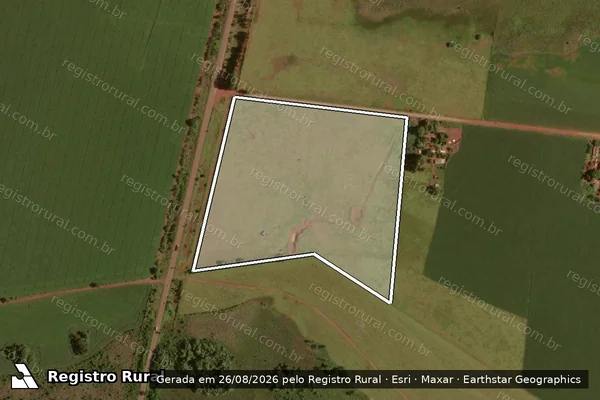 Imagem de satélite de PROJETO DE ASSENTAMENTO VISTA ALEGRE - Lote 07 em Sidrolândia - MS