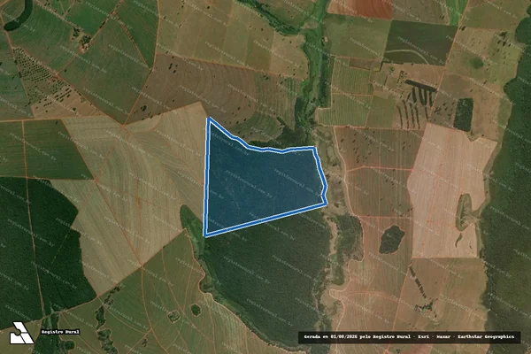 Imagem de satélite de RESERVA LEGAL - ÁREA A em Taciba - SP