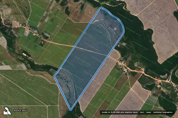Imagem de satélite de FAZENDA PEROBA em Coruripe - AL