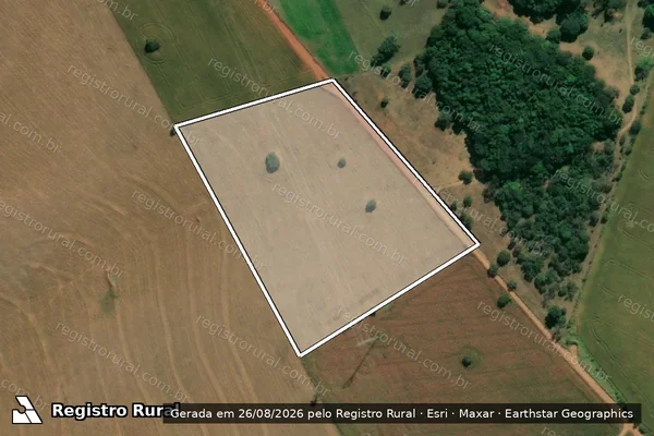 Imagem de satélite de FAZENDA VEADOS - Parcela 1 em Santa Juliana - MG