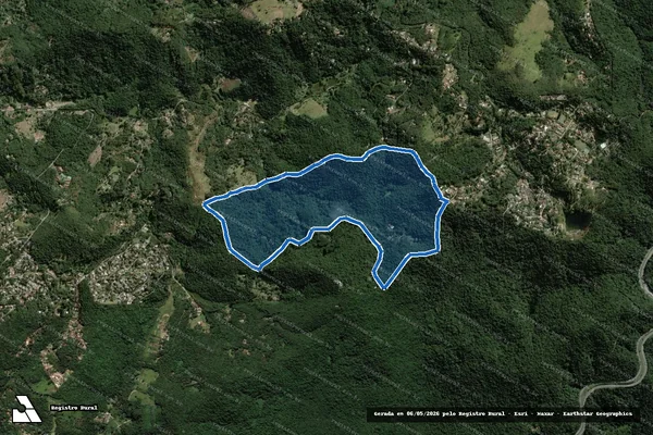 Imagem de satélite de SITIO PAINEIRA - Parte 1 em Mairiporã - SP