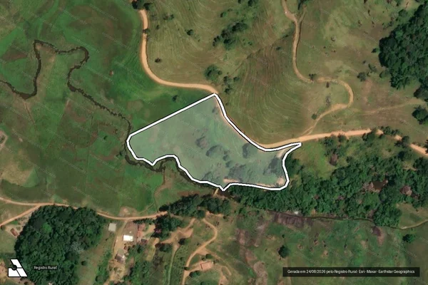 Imagem de satélite de FAZENDA ONÇA ou MIGUEIS - Parcela 5 em Muriaé - MG
