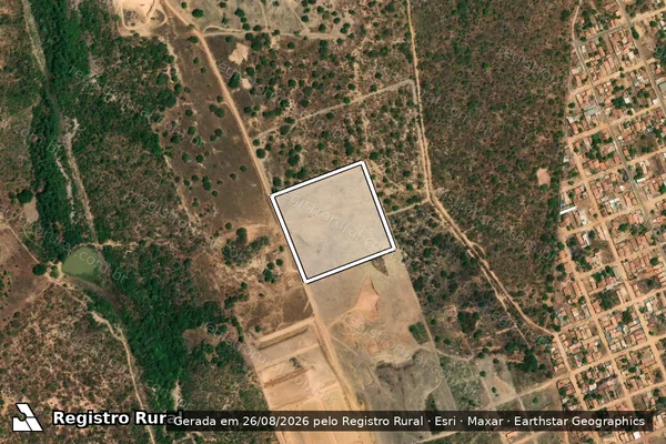 Imagem de satélite de Gleba Ponte do Maravilha - Parcela 01C em Balsas - MA
