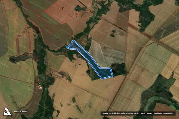Imagem de satélite de FAZENDA RETIRO - Parte 7 em Goiatuba - GO