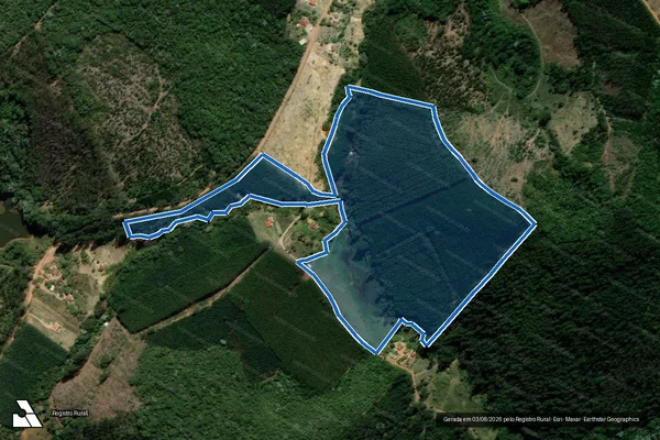 Imagem de satélite de FAZENDA ESTIVA - Fazenda Estiva em Peçanha - MG