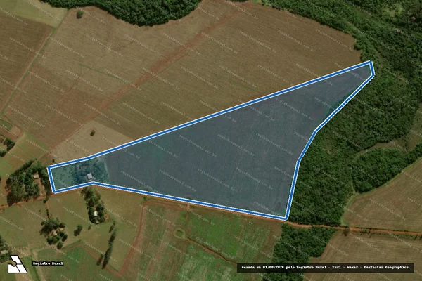 Imagem de satélite de Projeto de Assentamento Dorcelina Folador - LOTE 205 em Ponta Porã - MS