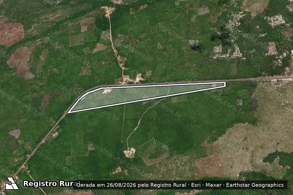 Imagem de satélite de FAZENDA BOM PASSAR  - PARTE 2 em Icatu - MA