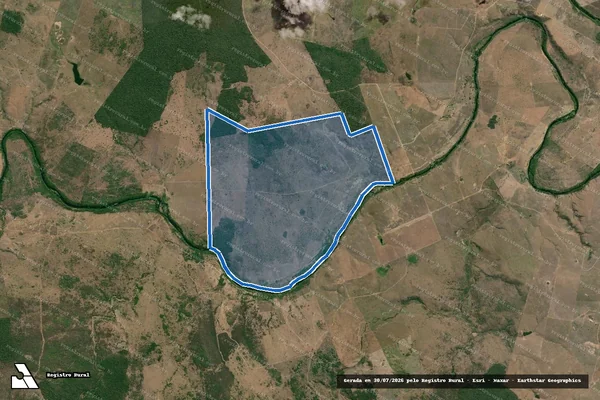 Imagem de satélite de FAZENDA CAMPONESA - 001 em Itapetinga - BA