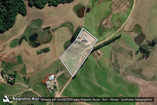 Imagem de satélite de Fazenda Figueira da Timbaúva ? Gleba B1 - Gleba B1A em Barra do Ribeiro - RS