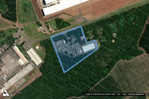 Imagem de satélite de Fazenda Santa Luzia - Gleba 1 em Botucatu - SP