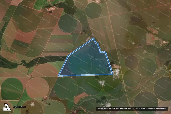 Imagem de satélite de Fazenda Cabeceira da Ferradura III - Parcela 1 em Primavera do Leste - MT