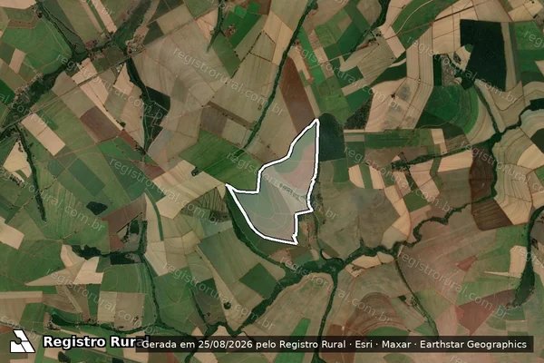 Imagem de satélite de FAZENDA BAIA - FAZENDA BAIA GLEBA A em Viradouro - SP