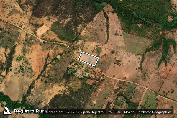 Imagem de satélite de FAZENDA MORRINHOS - Parte 1 em Montes Claros - MG