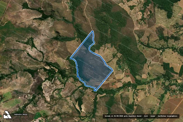 Imagem de satélite de FAZENDA ECLÉTICA ? GLEBA D - Parte 1B em Santo Antônio do Descoberto - GO