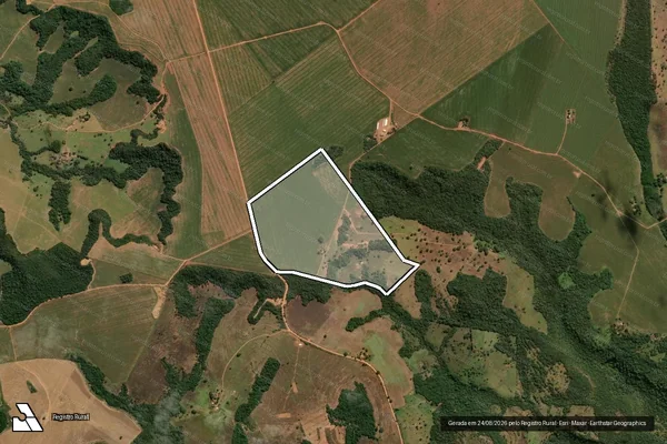 Imagem de satélite de FAZENDA PARAÍSO do RIO PRETO, ÁGUA EMENDADA - SÃO JOÃO e TALHADO - Gleba 02 em Rio Verde - GO