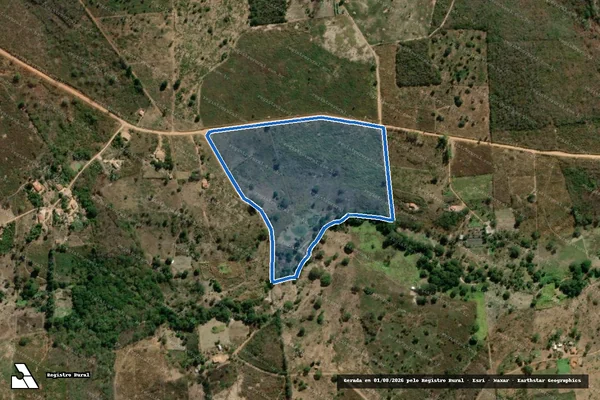 Imagem de satélite de FAZENDA ALAGADIÇO - GLEBA 02 em Mortugaba - BA