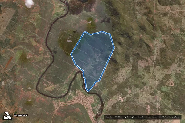 Imagem de satélite de FAZENDA MONTE AZUL - Parte 2 em Boa Vista do Tupim - BA