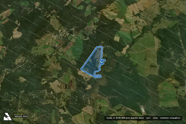 Imagem de satélite de MATRÍCULA 49.049 - Matrícula 49.049 em Campo Alegre - SC