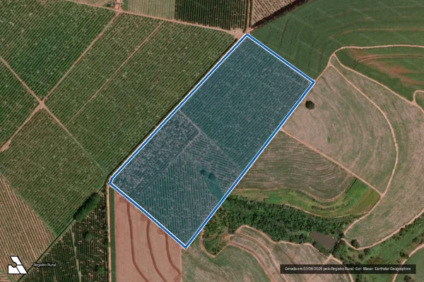Imagem de satélite de FAZENDA SÃO SEBASTIÃO - Parte 3 em Severínia - SP