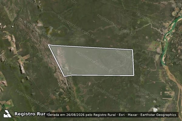 Imagem de satélite de FAZENDA BURITIS E OUTRAS - GLEBA 02 em Barra - BA