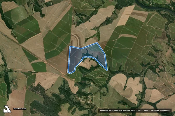 Imagem de satélite de FAZENDA ESPLANADA - GLEBA G - PARTE 1 em Piracicaba - SP