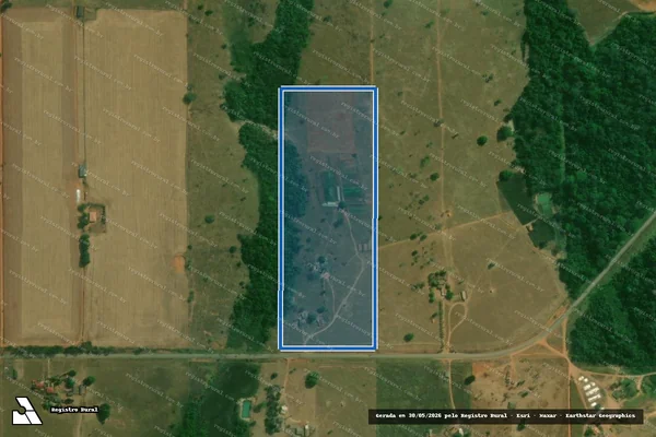 Imagem de satélite de LOTE 45-H - 001 em Alta Floresta D'Oeste - RO
