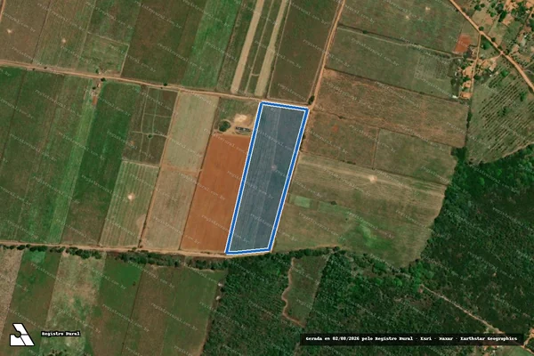 Imagem de satélite de Projeto de Assentamento Recanto da Esperança ? Lote 66 - Parte 1 em Mossoró - RN
