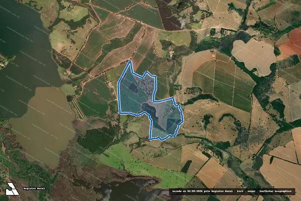 Imagem de satélite de Fazenda Bela Vista - Parcela 1 em Boa Esperança - MG