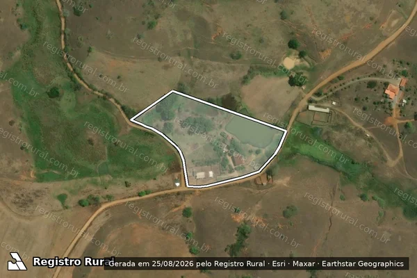 Imagem de satélite de Pouso Alegre - Parte 2 em Guiricema - MG